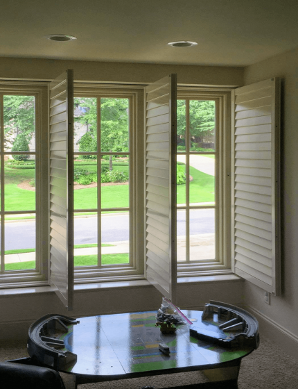 Interior Fixed Louver Shutters